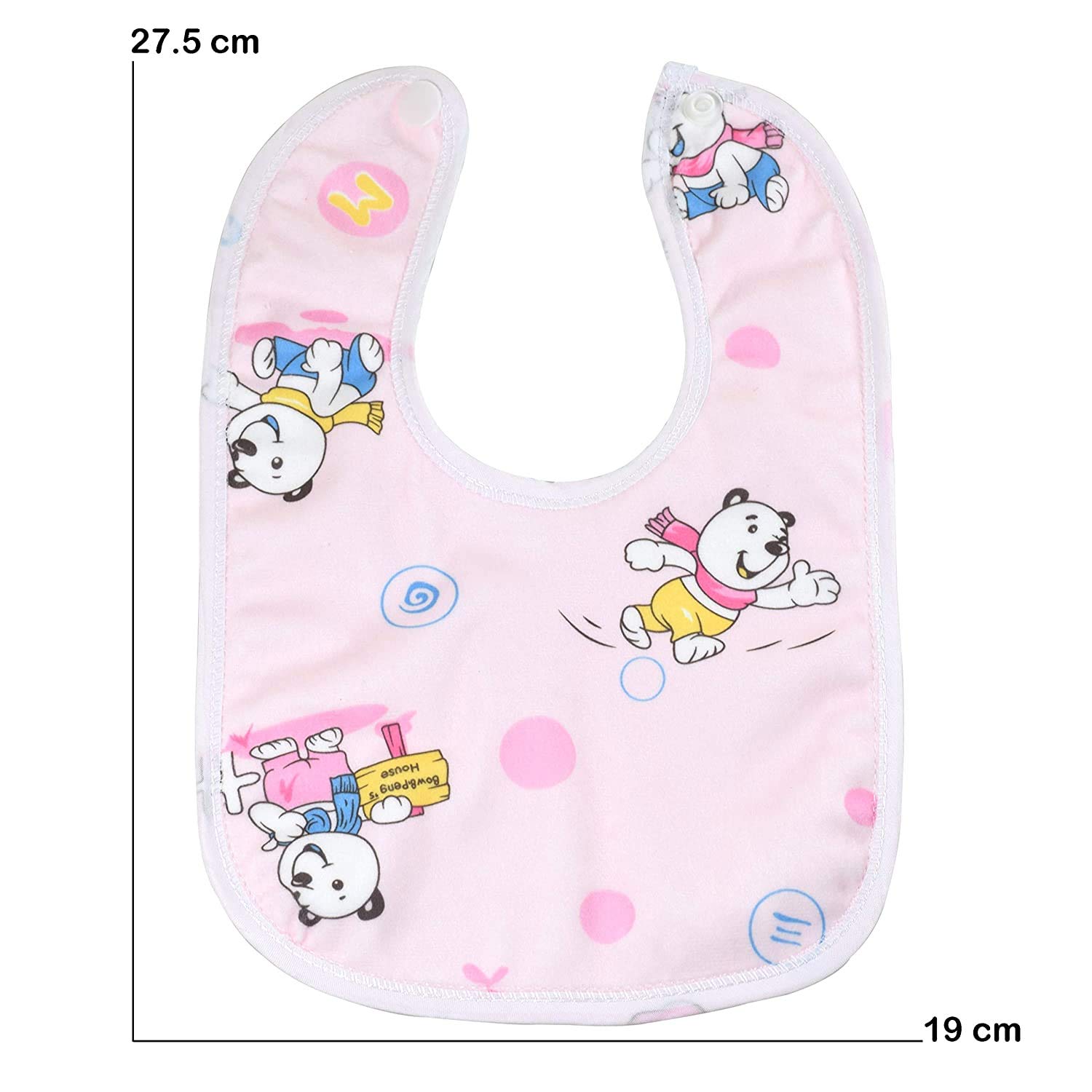 Pack Of 5 Baby Bib Cotton Bib Newborns Bibs Baby accessories for Boys Girls Baby Stuff - Simple - Image 4