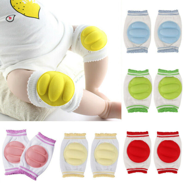 Baby Knee Pads Protector Baby Accessories Children Anti-Slip Protections Safety Crawling Elbow Cushion 0-24Y - Image 2