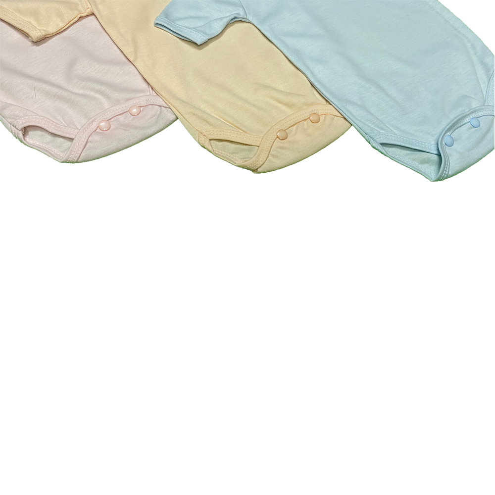Pack of 3 Newborn Baby Romper/Bodysuit/Onesies for Baby Boy & Baby Girl In Cotton Stuff Half Sleeves - Multicolor - 0-12M - Image 4