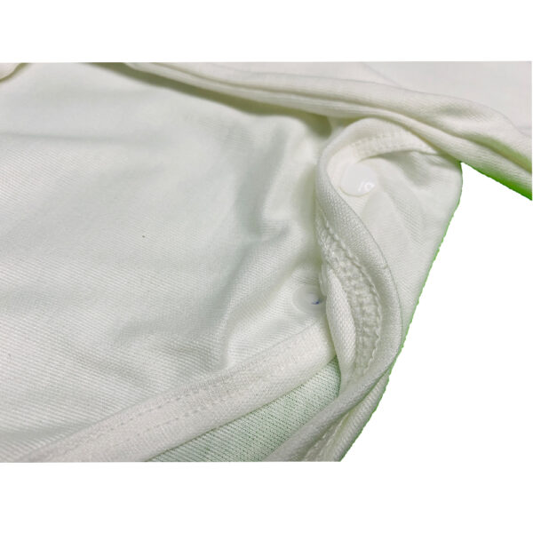 Pack of 3 Newborn Baby Romper/Bodysuit/Onesies for Baby Boy & Baby Girl In Cotton Stuff Full Sleeves - White - 0-12M - Image 3