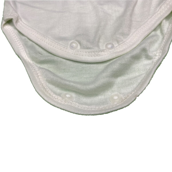 Pack of 3 Newborn Baby Romper/Bodysuit/Onesies for Baby Boy & Baby Girl In Cotton Stuff Half Sleeves - White - 0-12M - Image 4