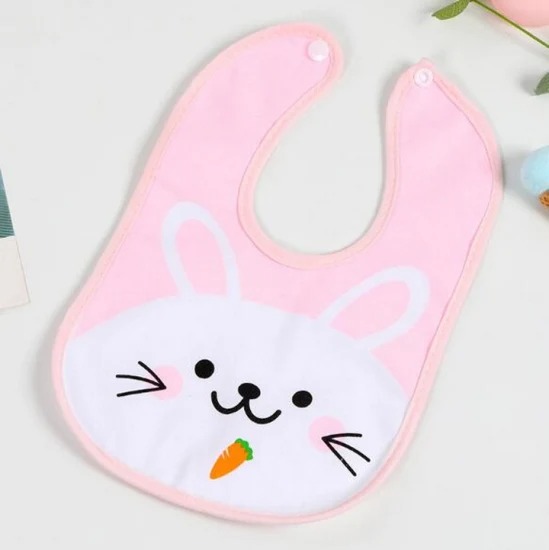 Pack Of 3 Baby Bib Character Cotton Bib Newborns Bibs Baby accessories for Boys Girls Baby Stuff - Character - Image 6