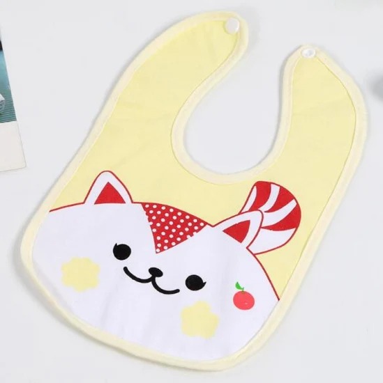 Pack Of 3 Baby Bib Character Cotton Bib Newborns Bibs Baby accessories for Boys Girls Baby Stuff - Character - Image 5