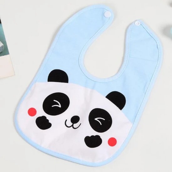 Pack Of 3 Baby Bib Character Cotton Bib Newborns Bibs Baby accessories for Boys Girls Baby Stuff - Character - Image 4