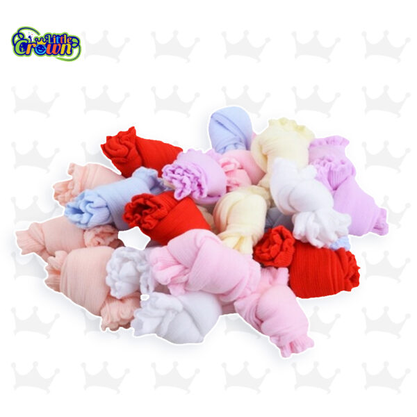 5 Pairs Newborn Baby Girls candy color baby socks for newborns socks baby girl In Multi Colors
