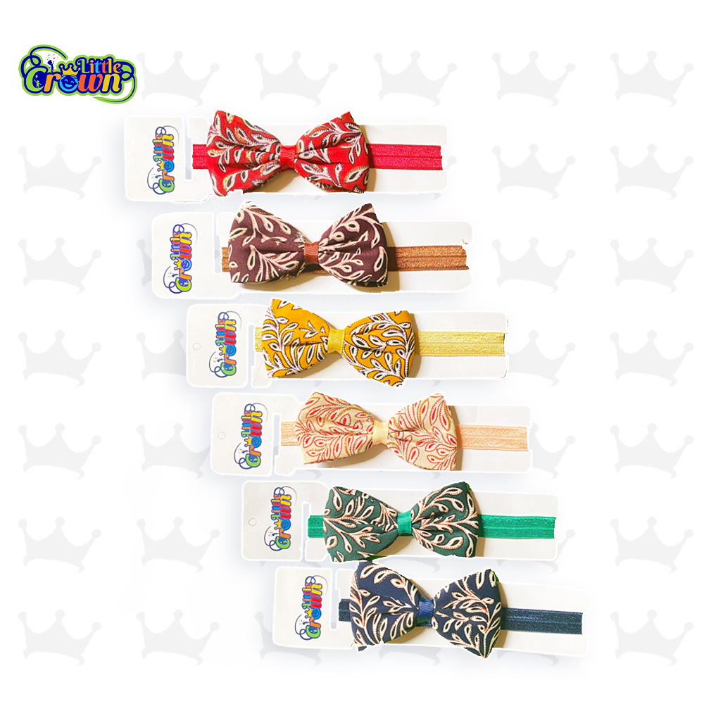 6Pcs/Set New Bows Baby Girls Headband Soft Nylon Elastic Infant Toddler Hair Band For Newborn Baby Hair Accessories Gift