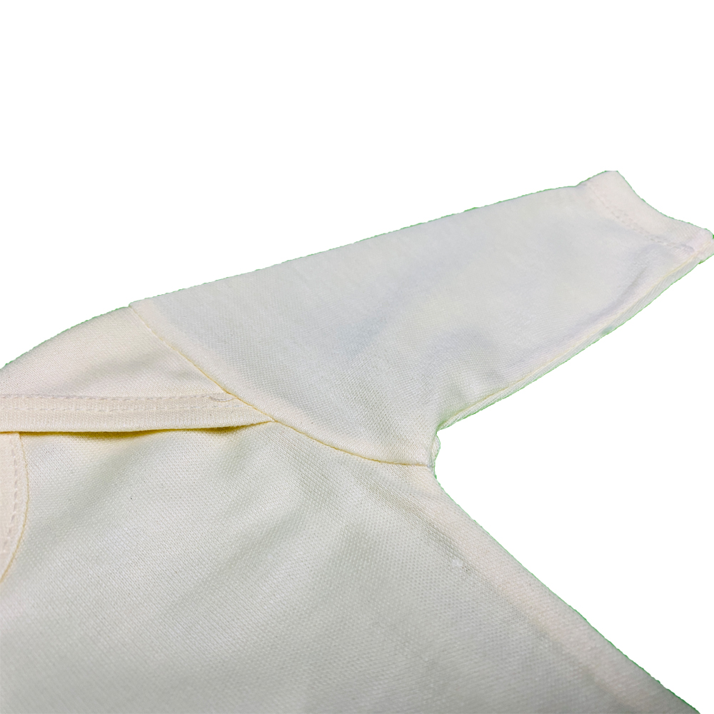 Pack of 3 Newborn Baby Inner Vests Banyan In Cotton Stuff For Newborn Baby in Full Sleeves - Multicolor - 0-12 Month - Image 7