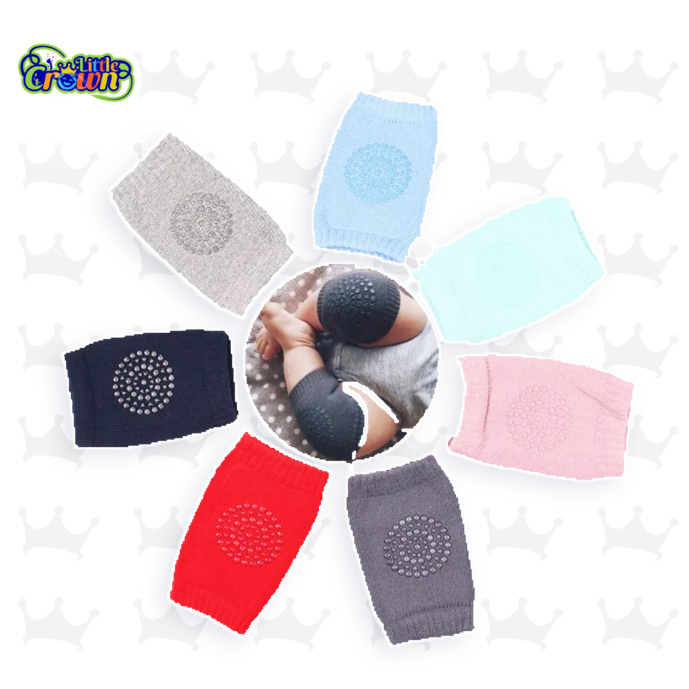 Baby Non-slip Knee Pads Protector Girls Boys Crawling Elbow Kneepad Terry Thick Mesh Breathable Warmers Cotton