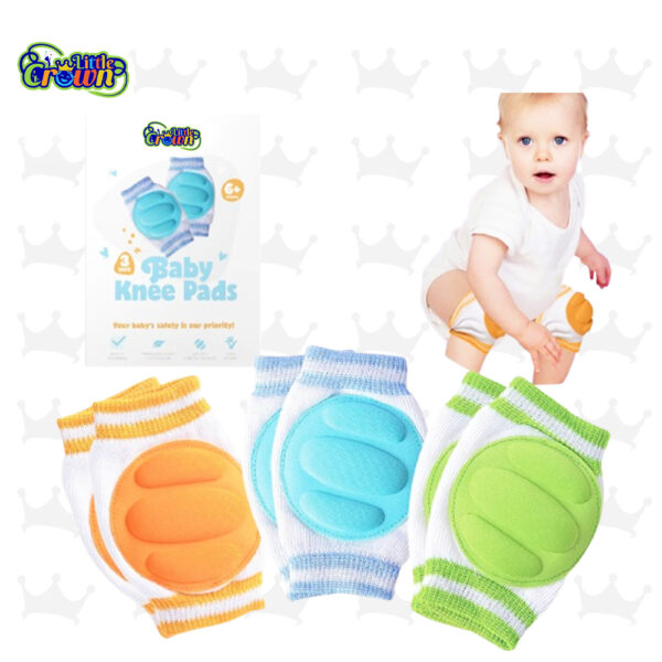 Baby Knee Pads Protector Baby Accessories Children Anti-Slip Protections Safety Crawling Elbow Cushion 0-24Y