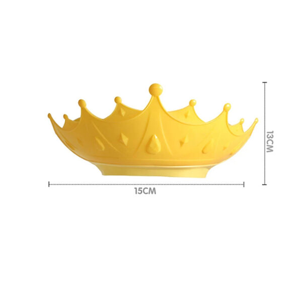 Baby Shower Cap Waterproof Shampoo hat for Children Toddler Girls Boys Protect ears eyes.Adjustable Silicone Bathing Crown. - Image 6