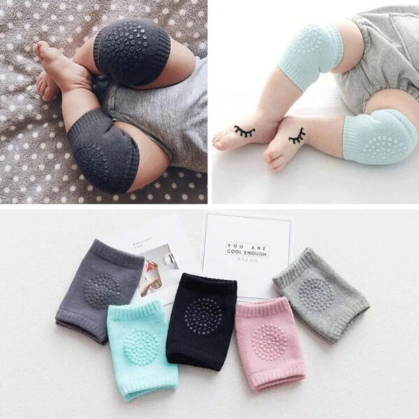 Baby Non-slip Knee Pads Protector Girls Boys Crawling Elbow Kneepad Terry Thick Mesh Breathable Warmers Cotton - Image 9