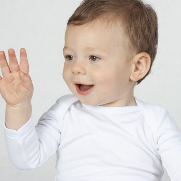 Pack of 3 Newborn Baby Romper/Bodysuit/Onesies for Baby Boy & Baby Girl In Cotton Stuff Full Sleeves - White - 0-12M - Image 5